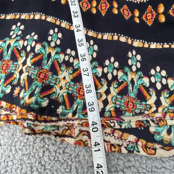 Earthbound Trading Co Skirt Womens M‎ Black Maxi Paisley Boho Flowy Gypsy Hippie - Picture 13 of 15